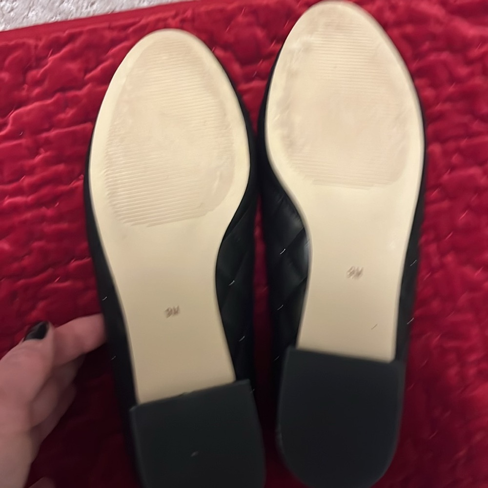 Leather quilted flats - Picture 3 of 6